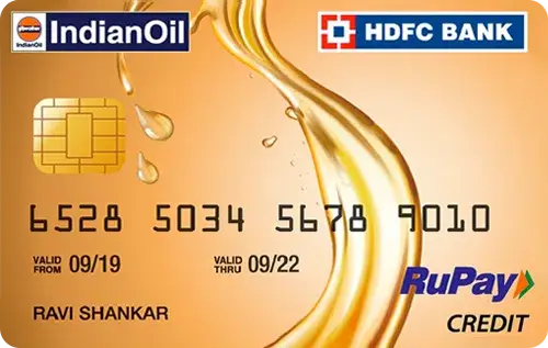 IndianOil HDFC Bank Credit Card IndianOil HDFC Bank Credit Card