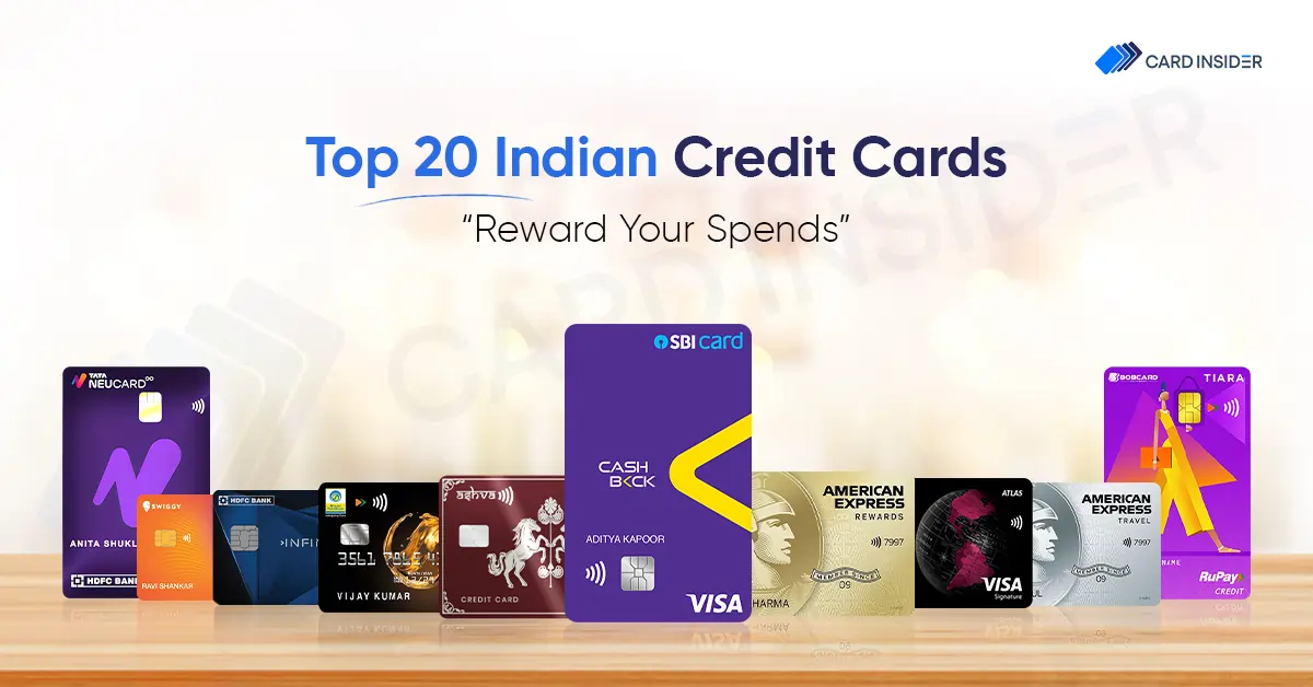 Top 20 Credit Cards India