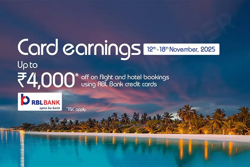 Up to ₹4,000 Off on IndiGo Flight Bookings With RBL Bank Credit Cards